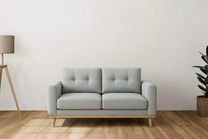 Modern Grey 2-Seater Sofa