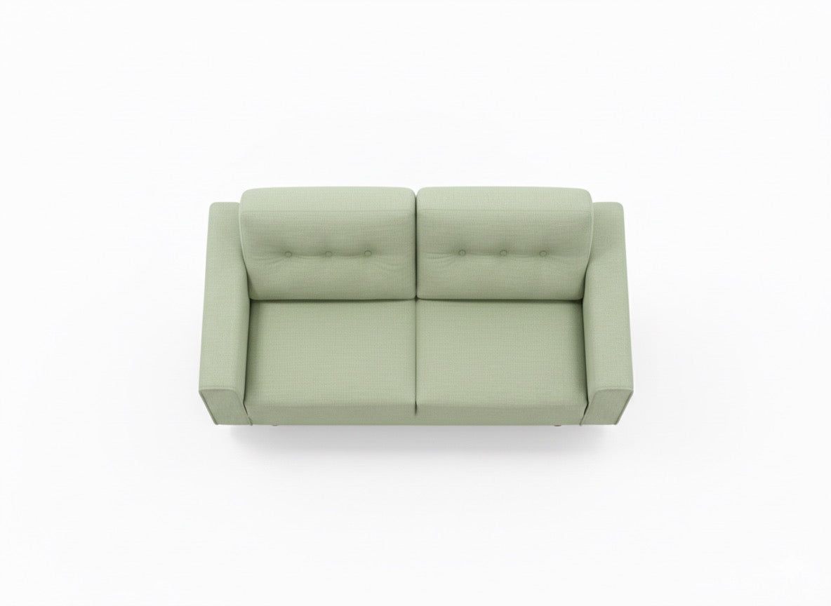 Green 2-seater Sofa