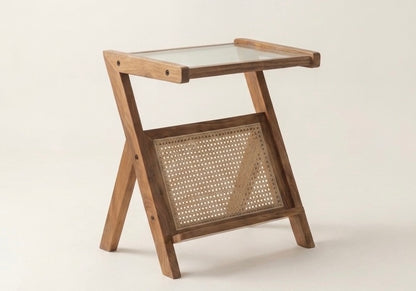 CaneNest Magazine Side Table